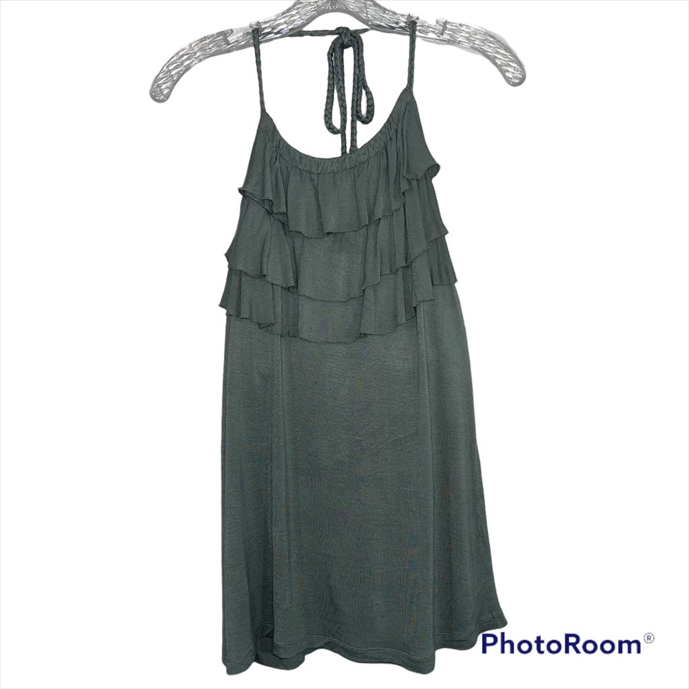 Banana Republic size large sage green halter top